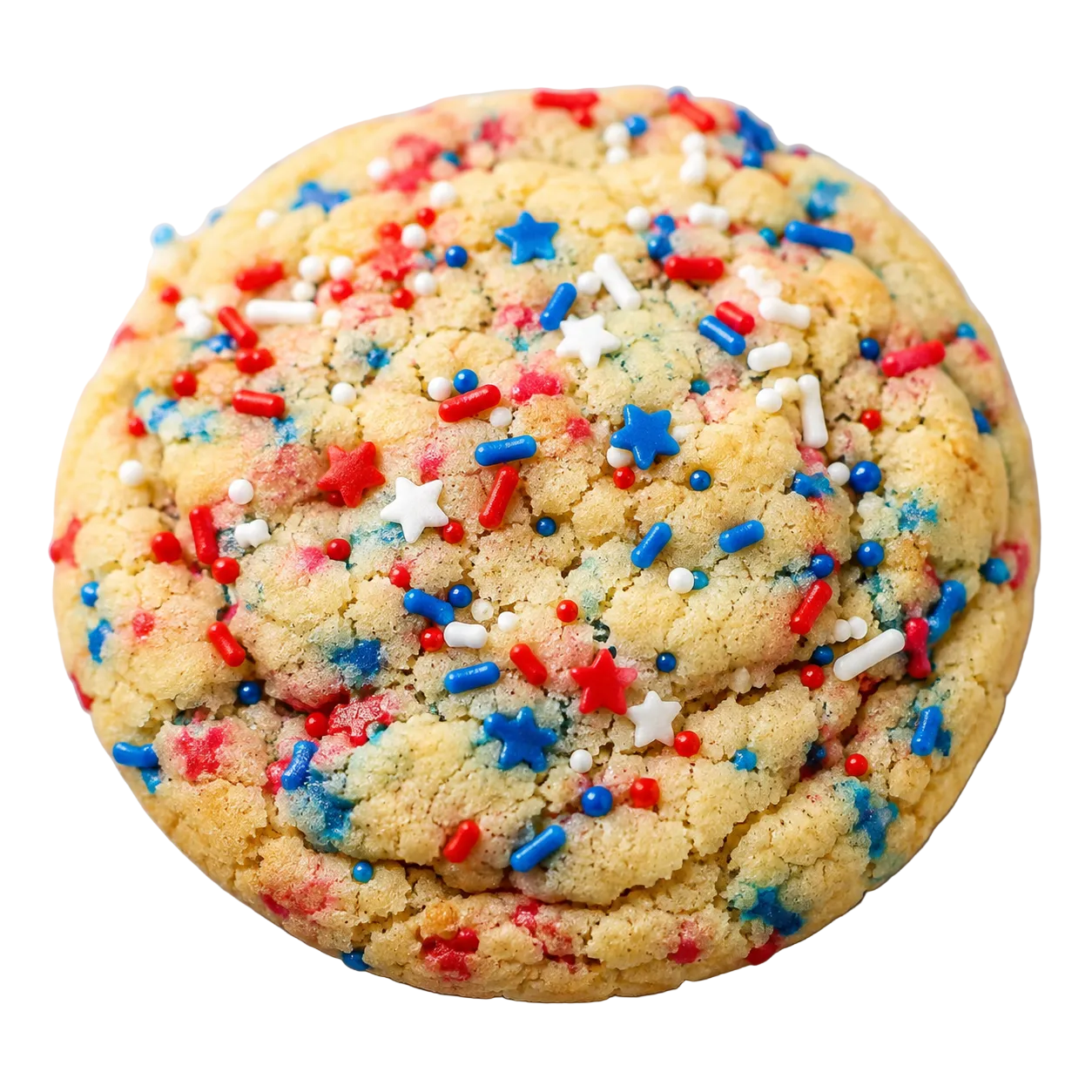 Red, White & Blue Sugar Cookie